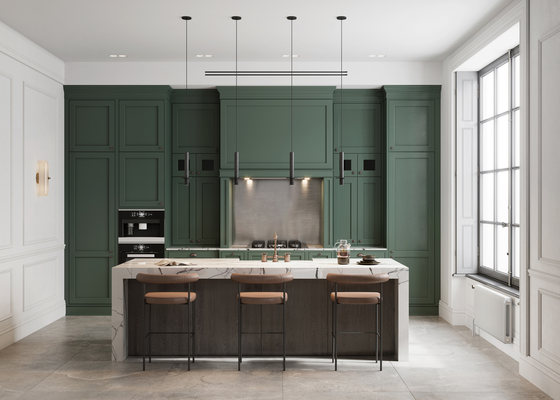 Modern-kitchen-interior-with-green-wall-1386951967_3737x2669 
