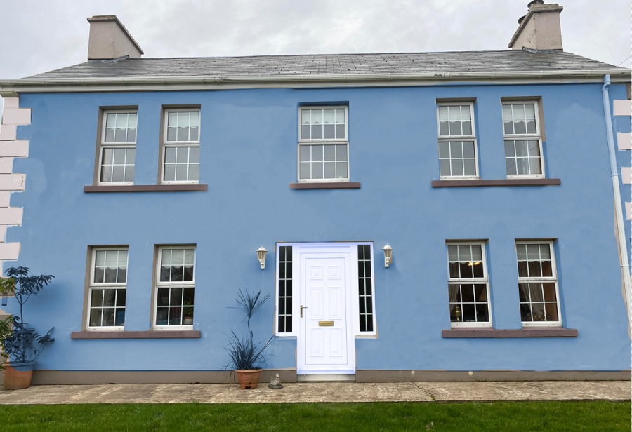 exterior spray painting