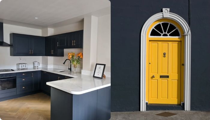 Spray Painting Outdoor Walls and Kitchen