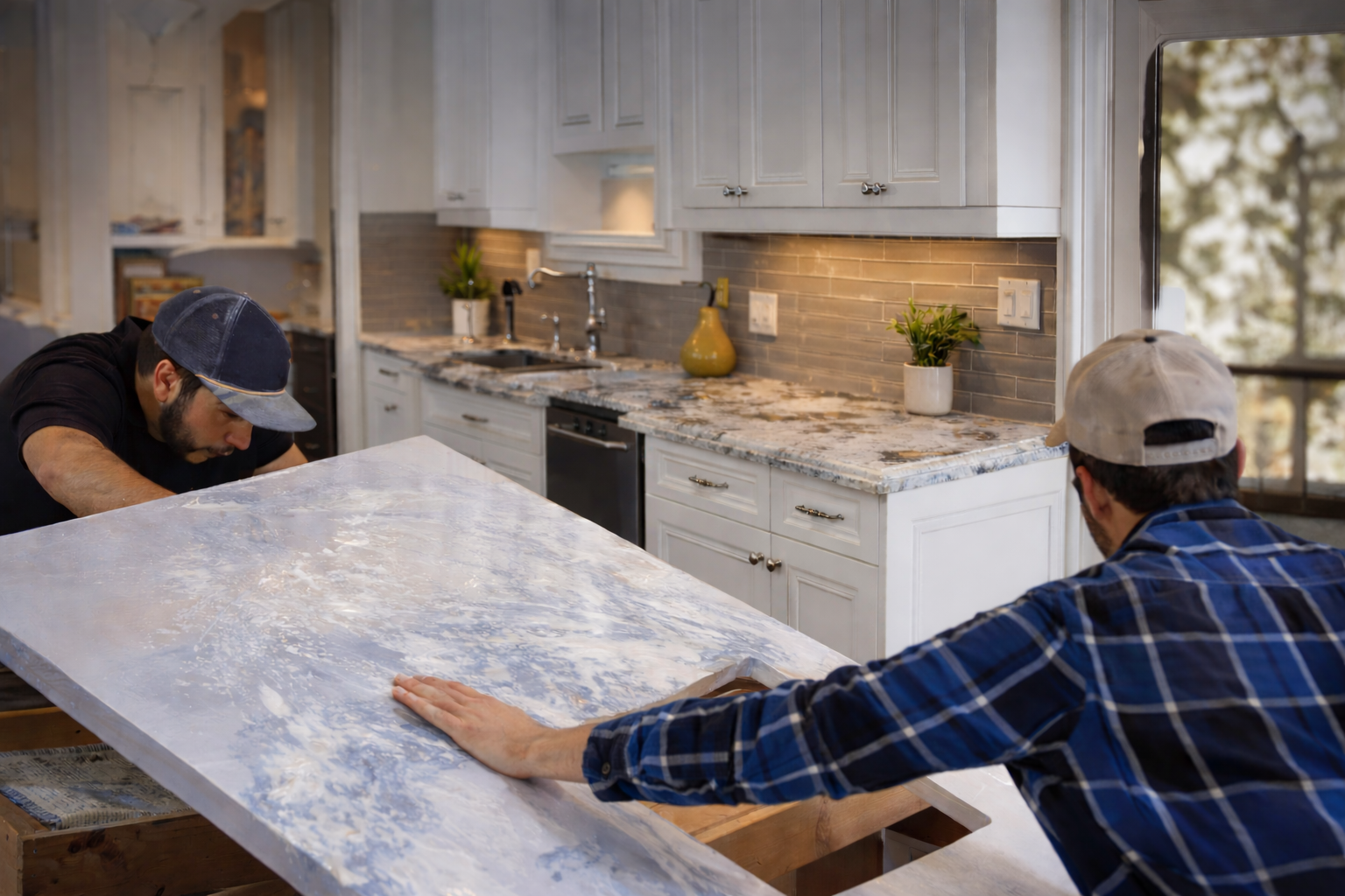 kitchen epoxy countertops