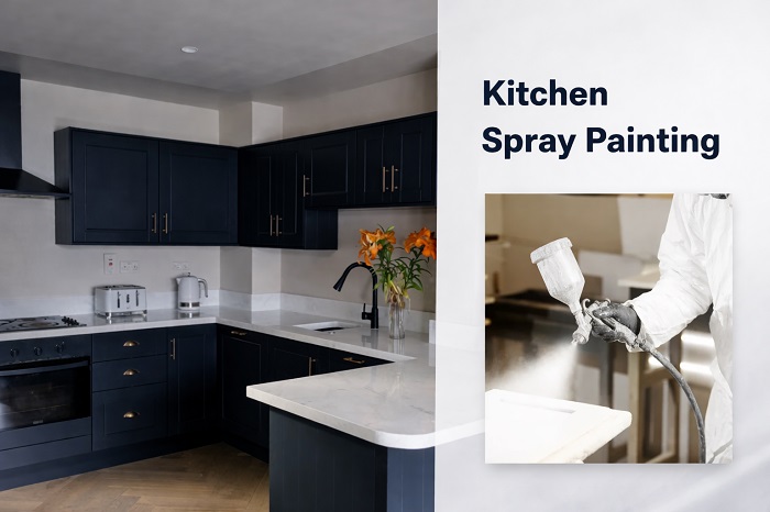 Kitchen Spray Painting