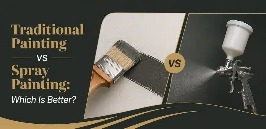 Traditional Painting vs Spray Painting
